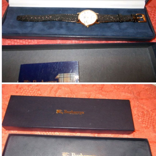Burberrys men's wristwatch new, with box and papers