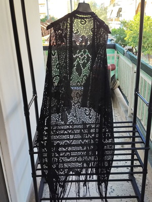 Tunic for the beach like new, black by Achilleas Accessories