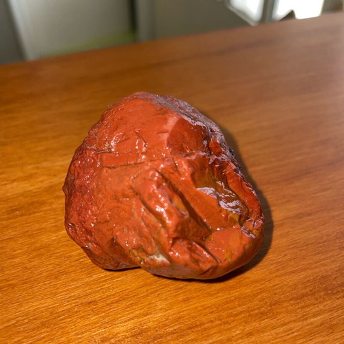 Red jasper new, intense natural piece