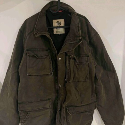 Jacket like new, size XL, brown and green