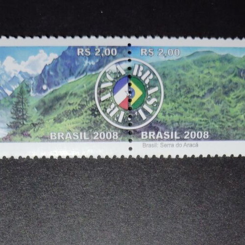 Brazil 2008 joint stamp series with France new