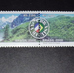 Brazil 2008 joint stamp series with France new