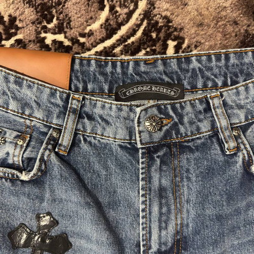 Levi's x Chrome Hearts jeans W52 L30, blue and black