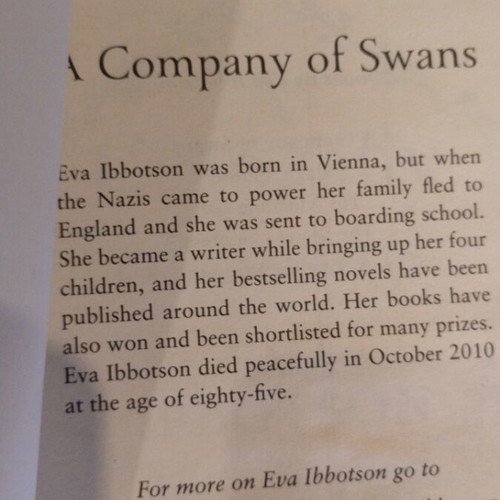 A Company of Swans book like new, English by Eva Ibbotson