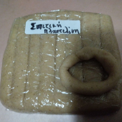 Homemade non-toxic modeling clay new, edible ingredients with cinnamon