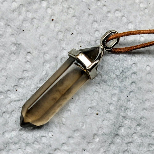 Pendant jewelry with smoky quartz new