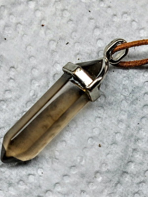 Pendant jewelry with smoky quartz new