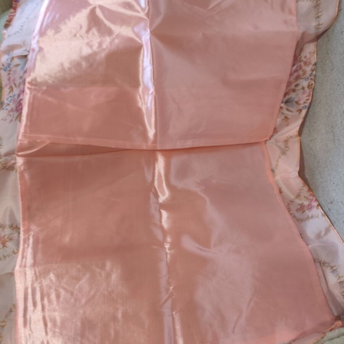 Set of two large pillowcases pink with floral design new