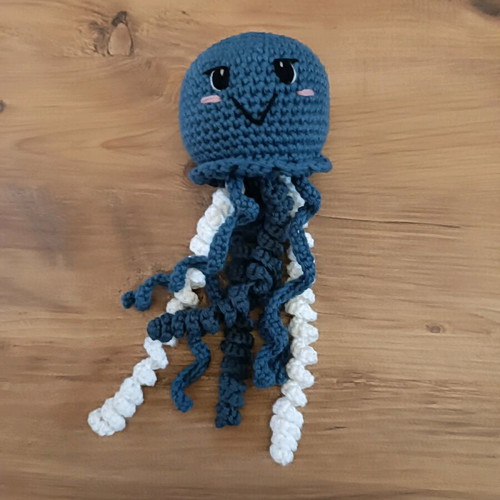 Handmade crochet amigurumi jellyfish new