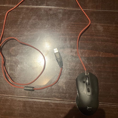 White Shark gaming mouse with RGB lighting, wired, like new