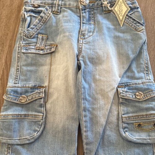 Alouette denim bermuda shorts for girls 8 years new, 100% cotton