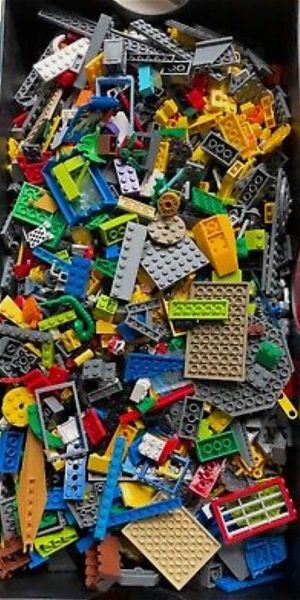  Genuine Lego Ninjago-City / Star Wars 1Kg Sets ke alla Mixed Bricks Lot