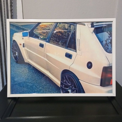 Photo frame with car image new 22x30.5 cm