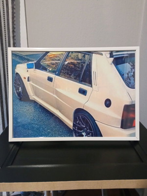 Photo frame with car image new 22x30.5 cm