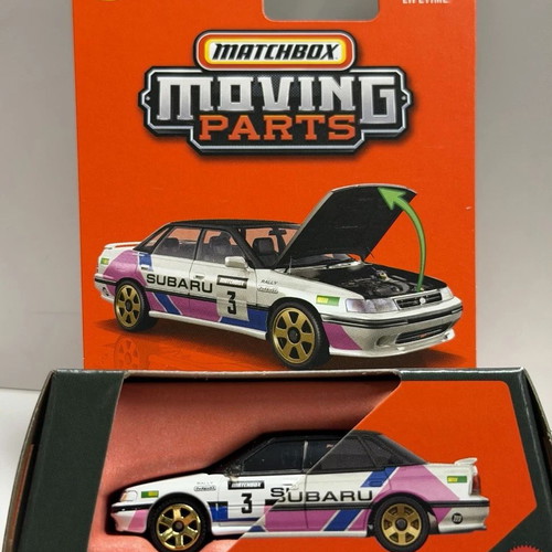 Matchbox 2026 1993 Subaru Legacy RS with moving parts new