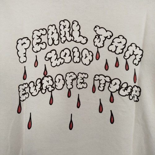 Pearl Jam Europe Tour 2010 επίσημο T Shirt σαν καινούργιο, μέγεθος Medium