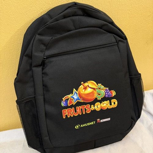Backpack black with many pockets new