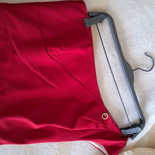 Valtadoros dress like new, asymmetric red, size Small