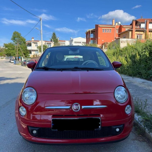 Fiat 500C Cabrio 2015 used, 61,500 km, manual, red