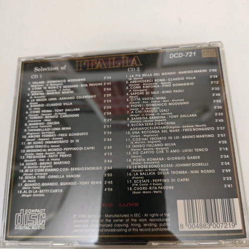 Selection of Italia 2CD used, pack
