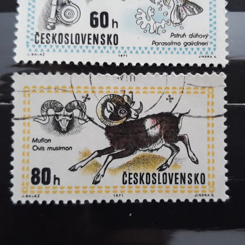 Γραμματόσημα Τσεχοσλοβακίας 1971, Κυνήγι Πανίδας, 3 τεμάχια, καινούργια