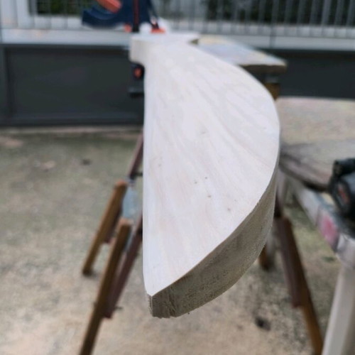 Handmade decorative wooden airplane propeller new, length 220 cm