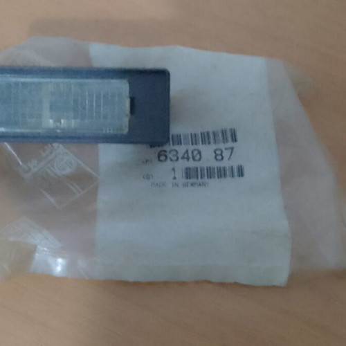 Peugeot License Plate Number Light 6340.87 new for 106 306 406 605