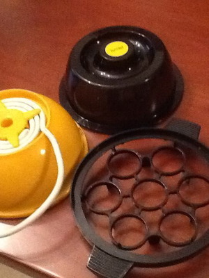 Electric vintage egg boiler used, from 1985