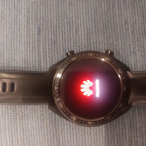 Huawei Watch GT-49D used with original strap and charger