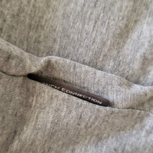 French Connection men's tshirt XL new, two-tone black and grey