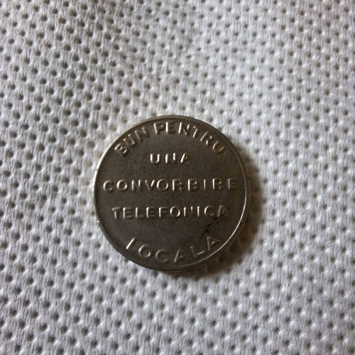 Romanian telephone token used from the 1940s-1950s