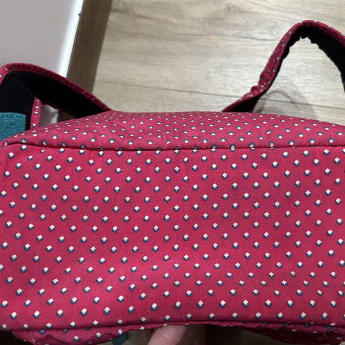 Kipling school bag fuchsia retro style