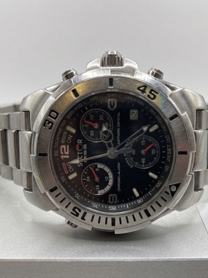 Sector No Limits 255 Chrono-Alarm watch used, sapphire crystal