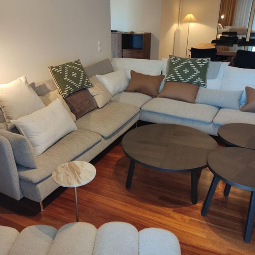 New canapés 3.60x1.80 m with free cushions
