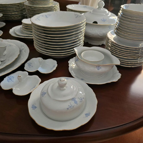 Vintage porcelain service Wawel 1970