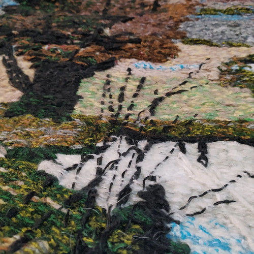 large handmade wall tapestry