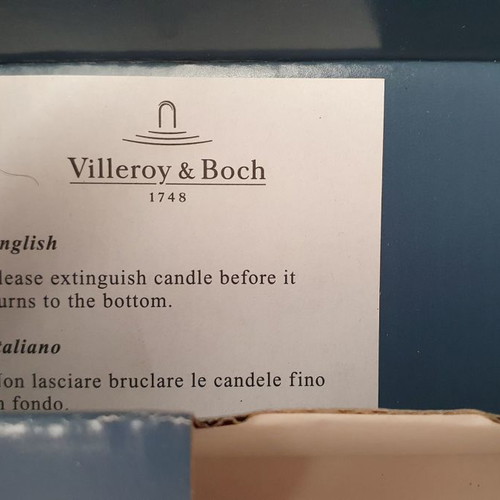 Crystal candlesticks Villeroy & Boch new, classic design