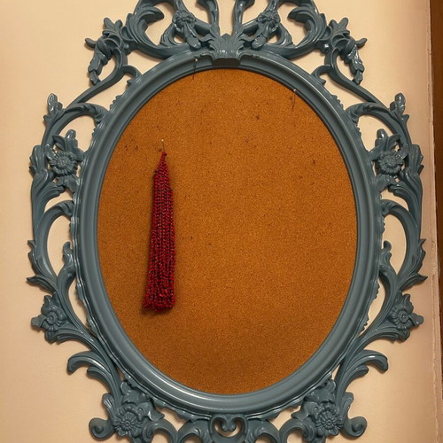 Cork Frame like new for Necklace Storage