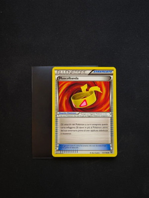Pokemon Muscle Band XY card like new, Italian