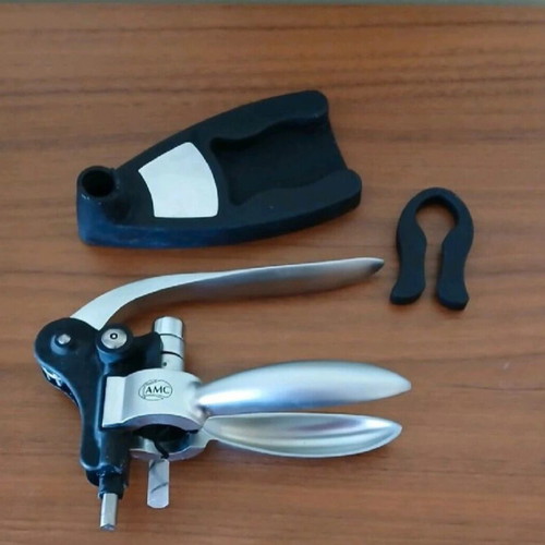AMC wine corkscrew used, stainless steel