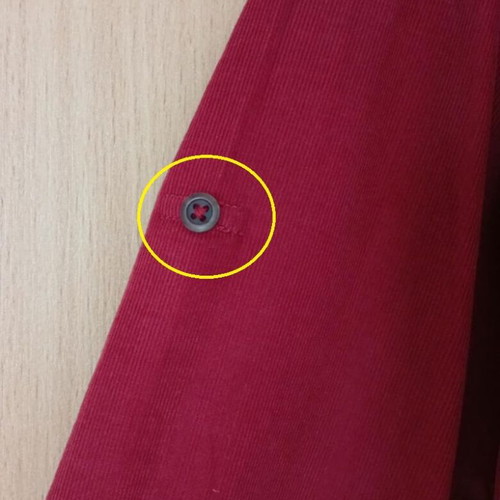 Zara shirt large red corduroy like new