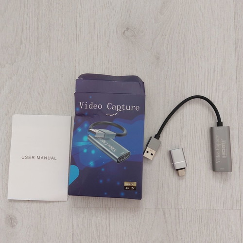 Video Capture Card 4K HDMI to USB 3.0 & Type-C new