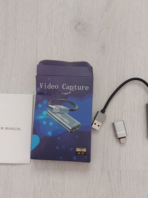 Video Capture Card 4K HDMI to USB 3.0 & Type-C new