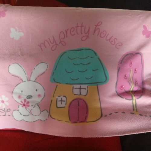 Baby fleece blankets like new 45x60 cm, set of 2