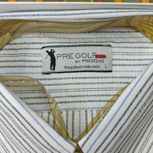 Pre Golf MEN by Prentzas shirt new, white multicolor size L