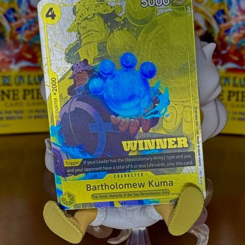 One Piece TCG Bartholomew Kuma card new