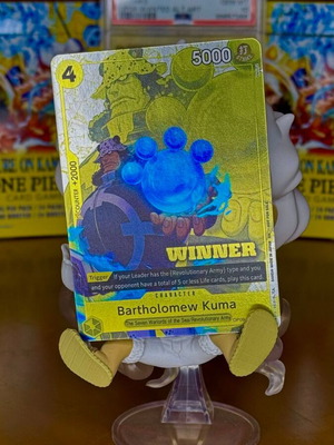 One Piece TCG Bartholomew Kuma card new