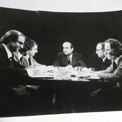 Photograph Konstantinos Mitsotakis used, old black and white