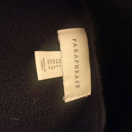 Paraphrase plaid coat like new, size M, green tones