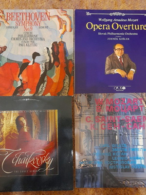 4 Classical Music Vinyl Records used